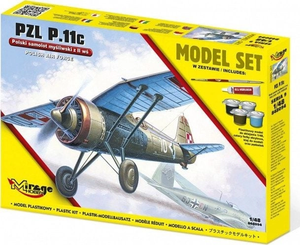 Mirage Plastic Model Set Airplane P