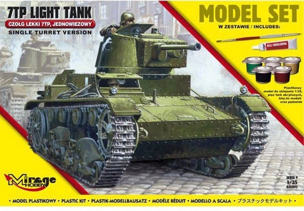 Mirage Polish light tank 7TP set