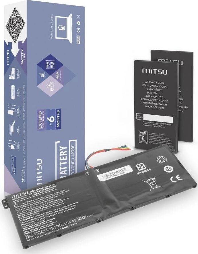 Bateria Mitsu do notebooka Acer Aspire