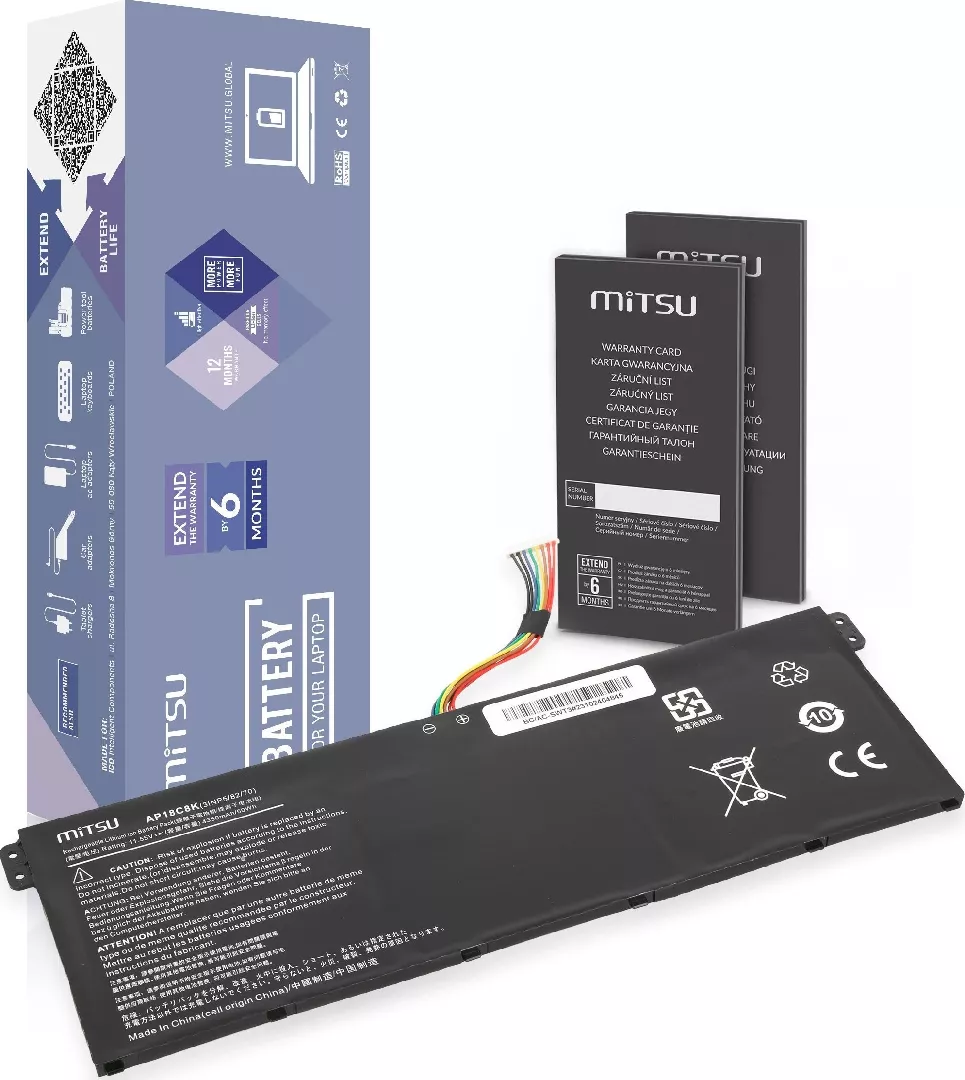 Bateria AP18C4K AP18C8K do Acer Swift