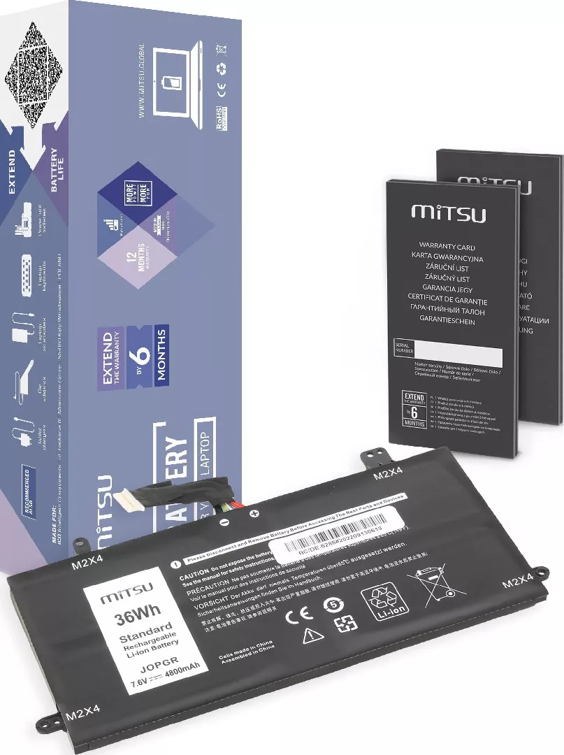 Bateria Mitsu do notebooka Dell Latitude