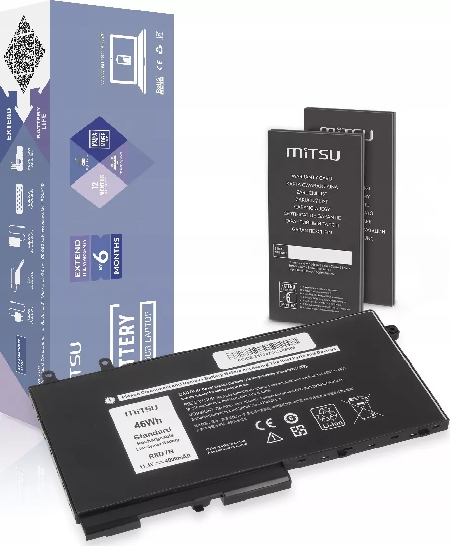 Bateria R8D7N do Dell Latitude 5410