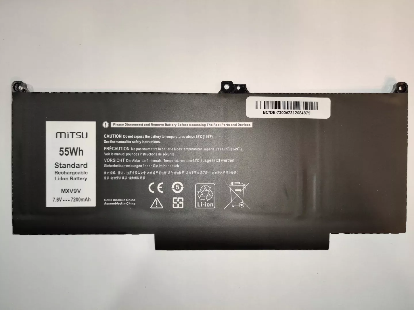 Bateria Mitsu Bateria MXV9V do Dell