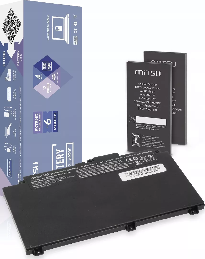 Bateria CD03XL do HP ProBook 645