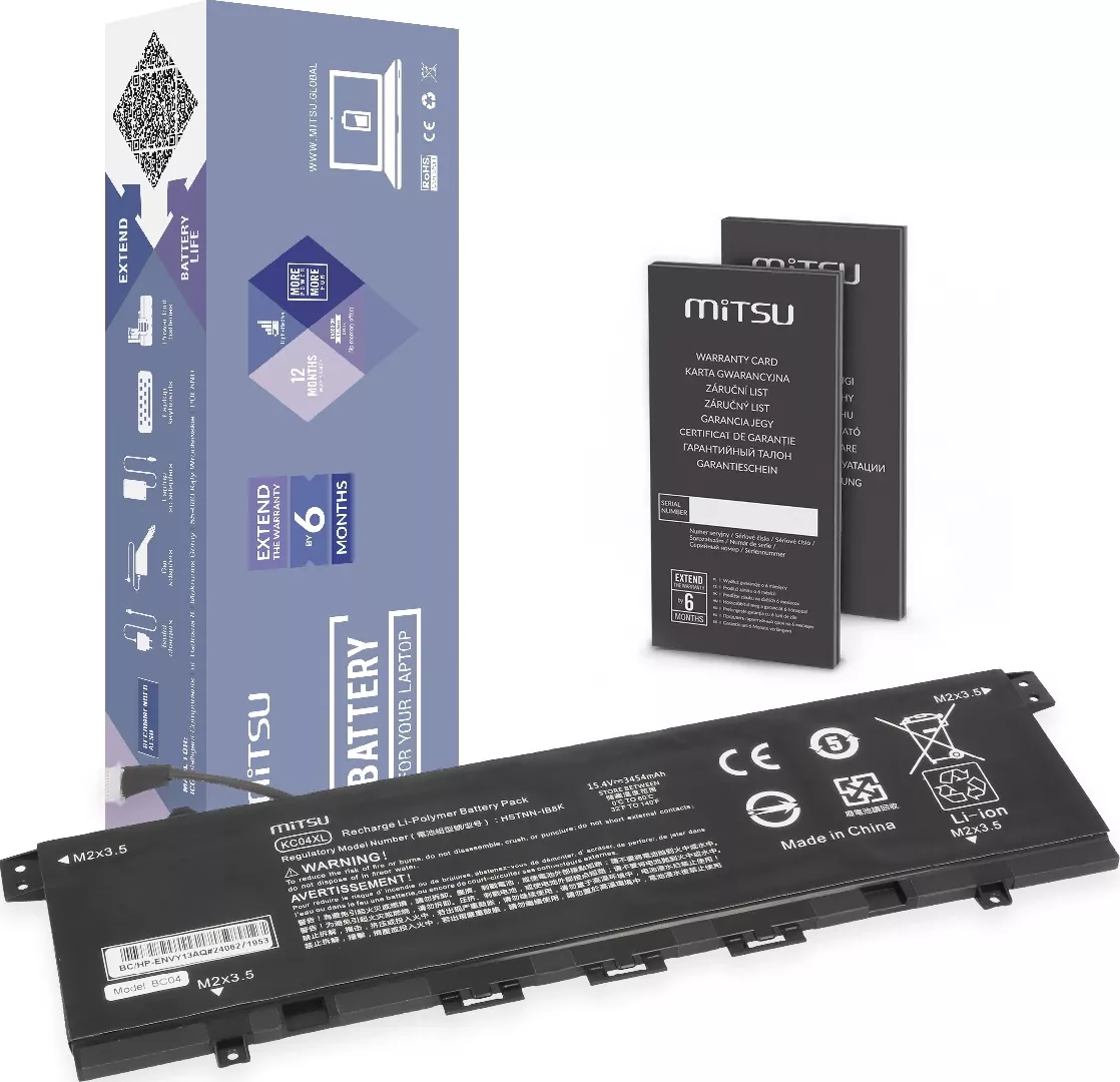 Mitsu Bateria Mitsu do HP Envy