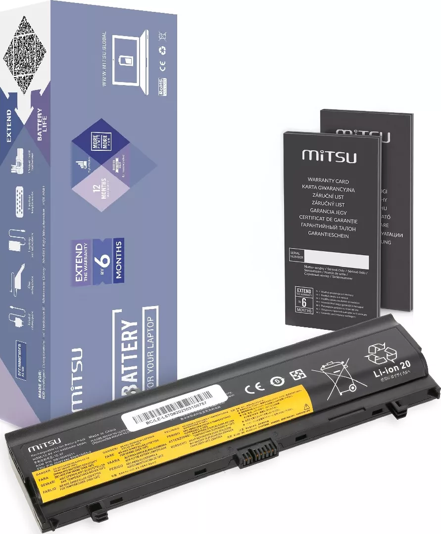 Mitsu battery for Lenovo ThinkPad L560