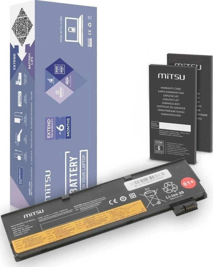 Bateria Mitsu Bateria Mitsu do notebooka