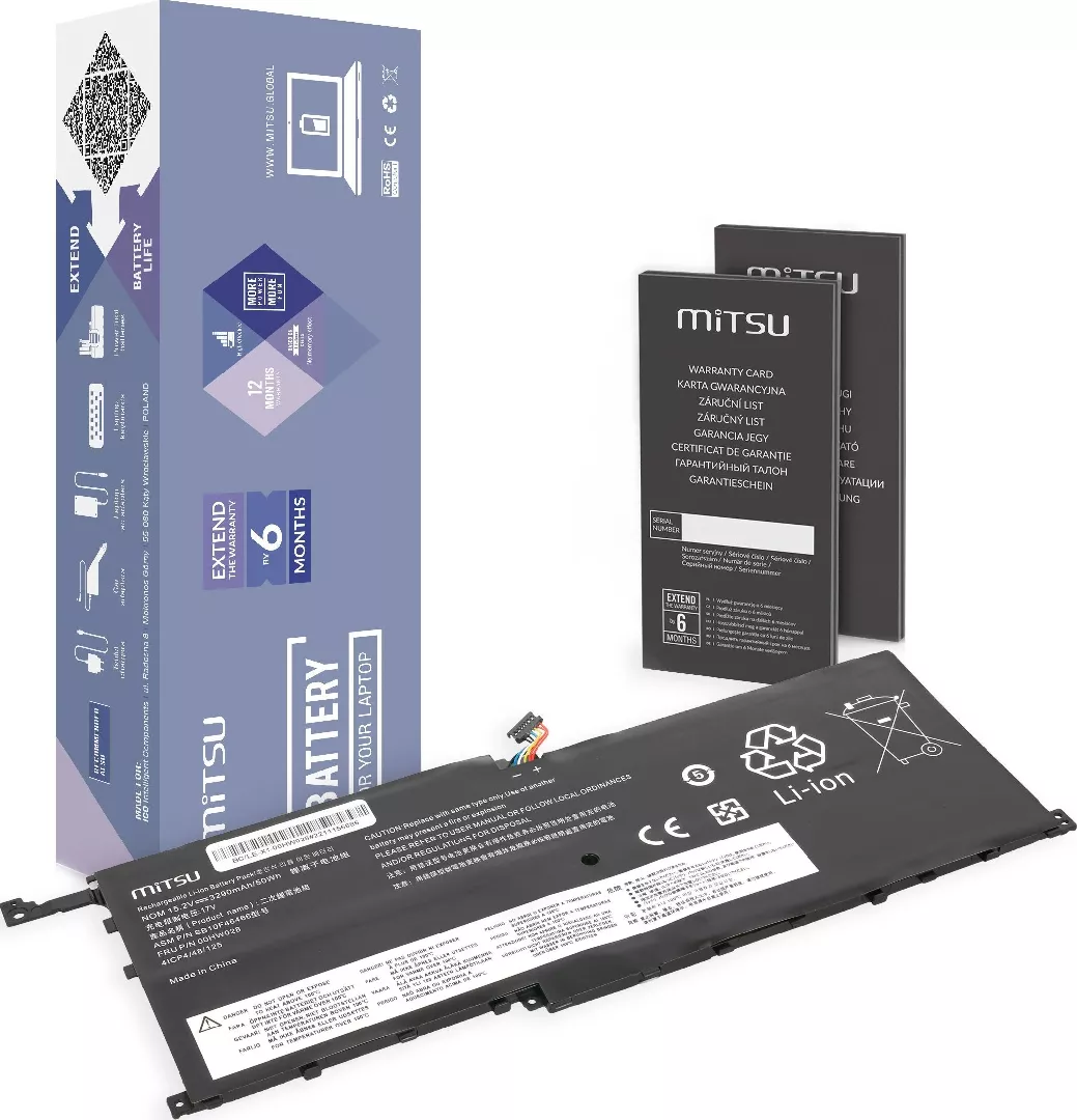 *Mitsu LENOVO X1 CARBON3290mAh 50Wh 15