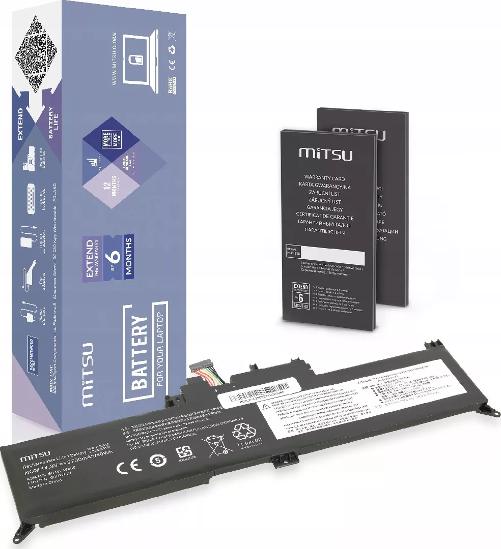 Bateria 00HW027 01AV434 do Lenovo ThinkPad