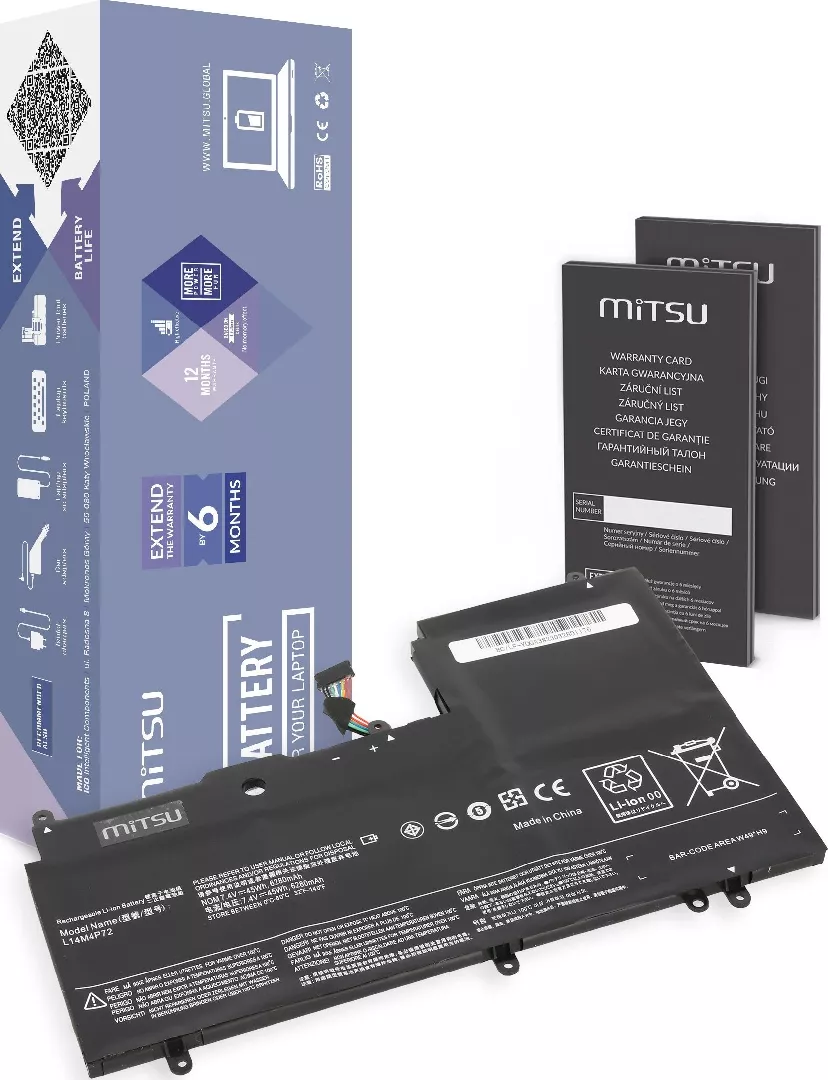 Bateria L14M4P72 do Lenovo Yoga 700-14ISK