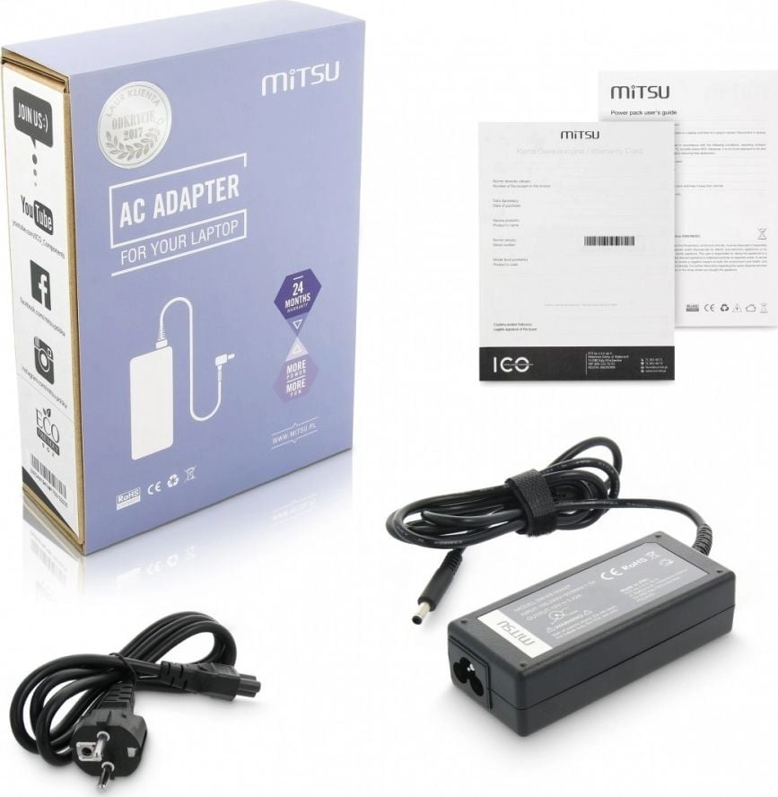 Zasilacz do laptopa Mitsu 65 W