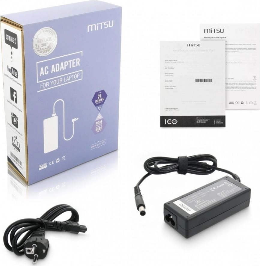 Zasilacz sieciowy Mitsu 19.5V 3