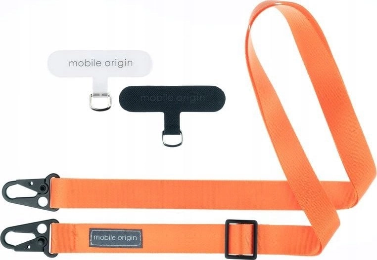 Mobile Origin Lanyard tape 25mm  Orange