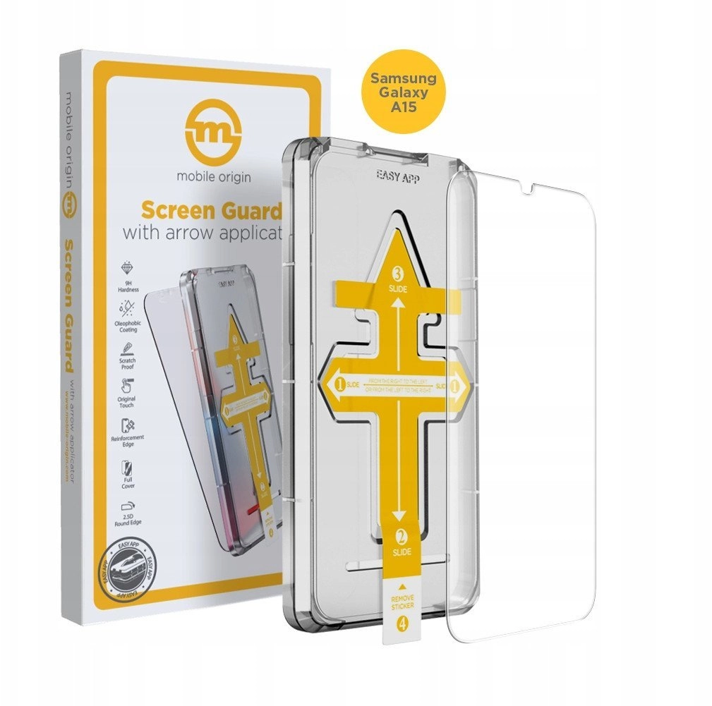 Mobile Origin Screen Guard with arrow