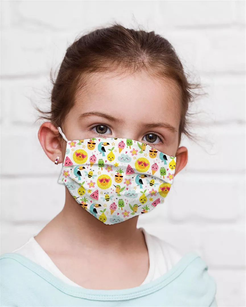 Mocco Pineapple Child Cotton Face Mask