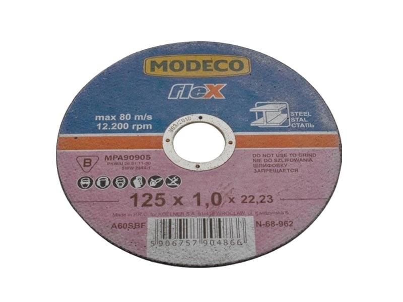 Modeco Ściernica płaska do cięcia metalu
