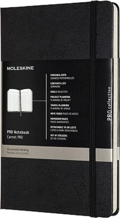Moleskine Notes Proffesional L 13x21 black