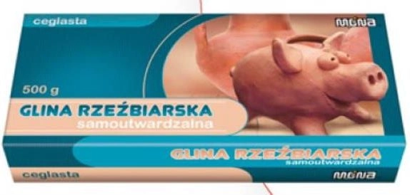 Mona Self-hardening sculpting clay brick 500g