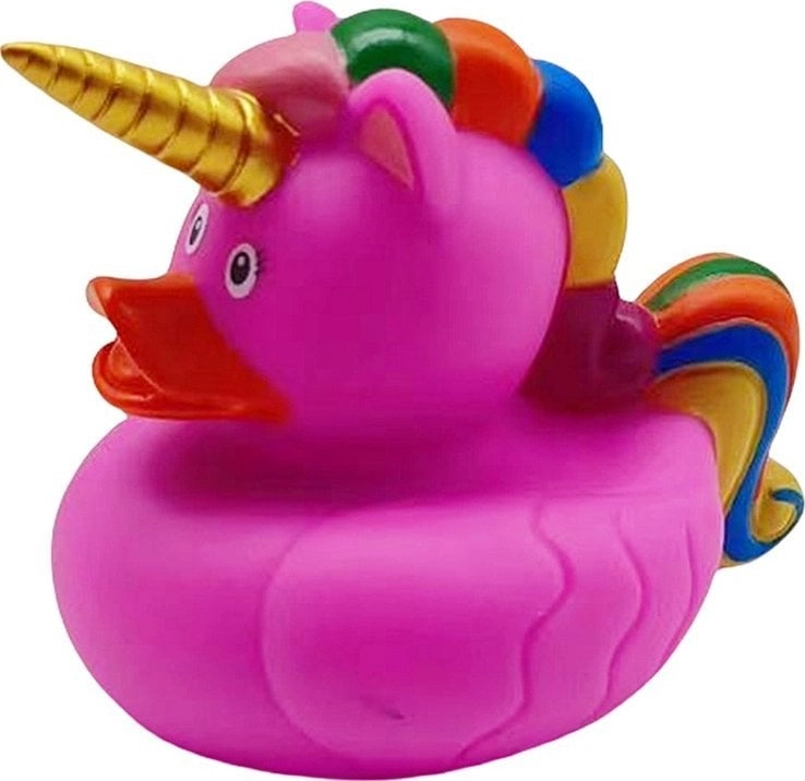 Duck Unicorn Bath Toy Rainbow Mane