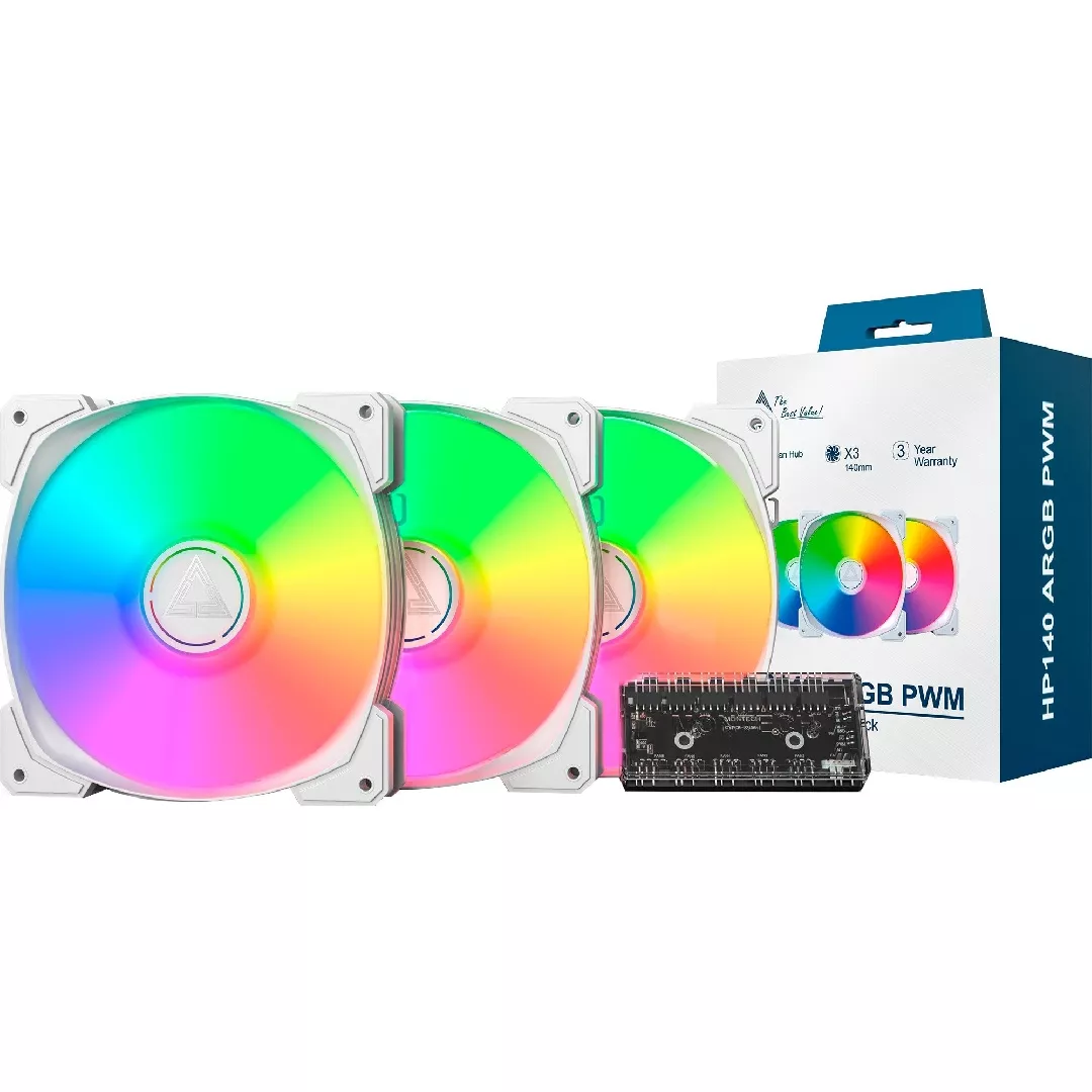 Montech HP140 PWM ARGB fan  3-pack