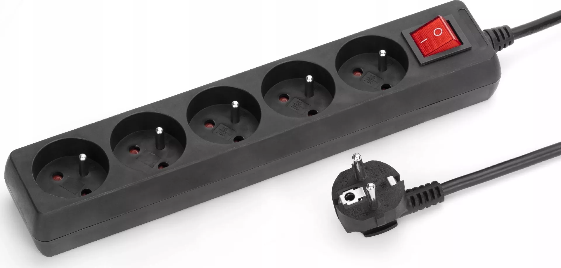 Montis Power extension cord 5 sockets