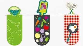 Magnetic bookmarks - Cooking CASS FILM