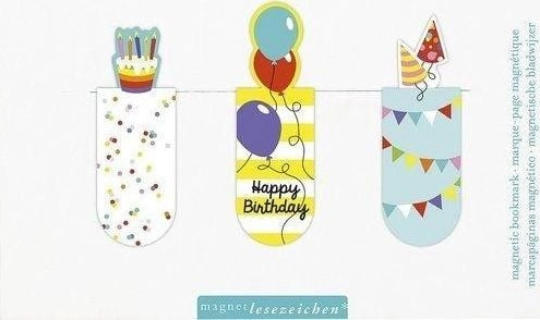 Magnetic bookmarks - Birthday 348121 4033477311283