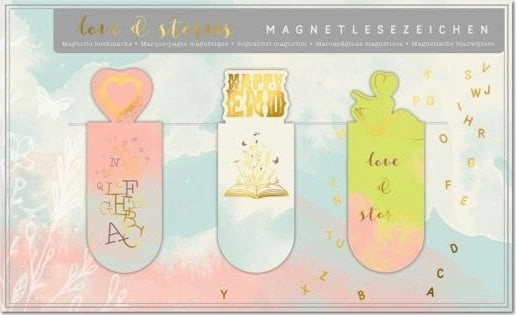 Magnetic bookmarks - Love Stories M-83431