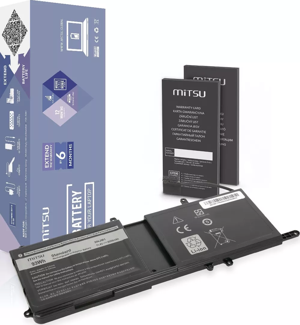 Bateria 9NJM1 do Dell Alienware 15