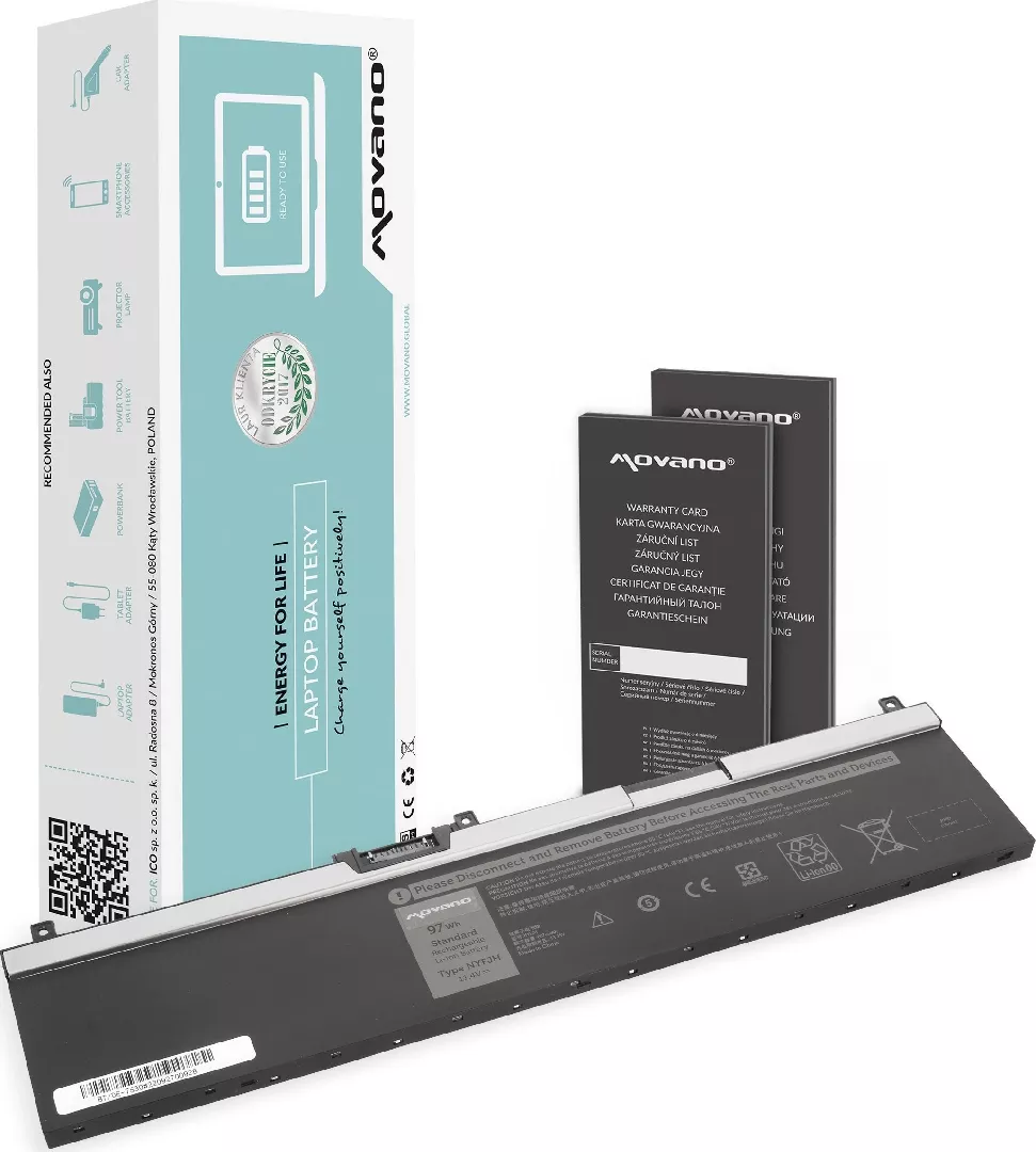 Bateria Movano Bateria NYFJH do Dell
