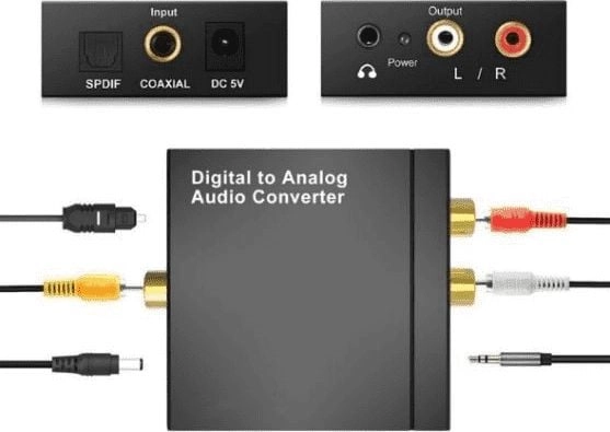 Adapter AV Mozos Toslink - RCA