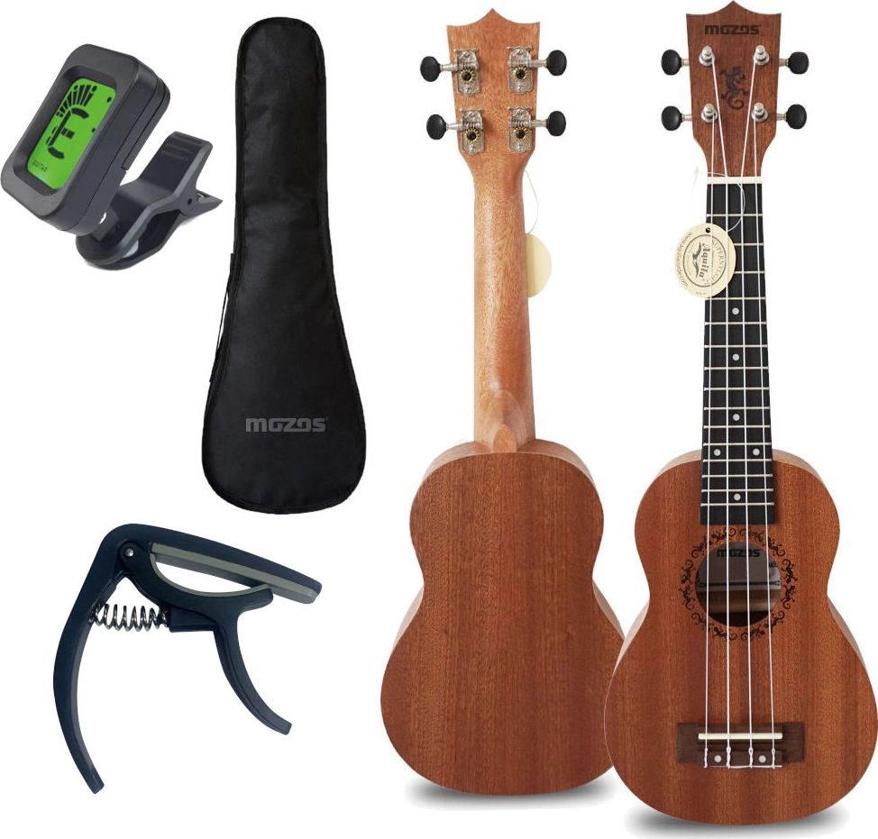 Mozos Gecko soprano ukulele set 5903738181797