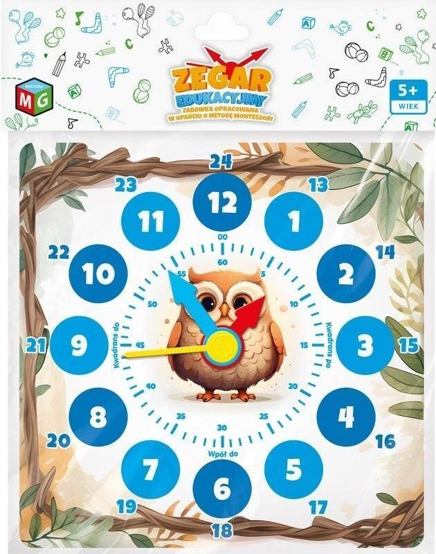 Multigra Educational clock Owl 05198 13522417
