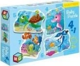 Multigame Baby Puzzle 4in1 Underwater 450780