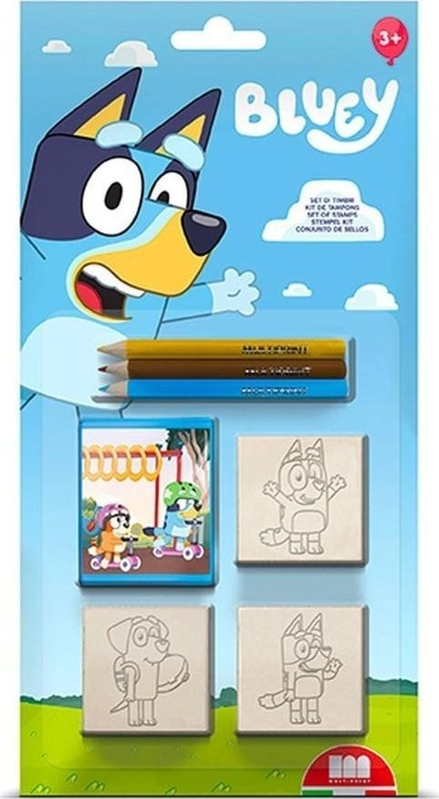 Multiprint MULTIPRINT BLUEY STAMPS BLISTER 3
