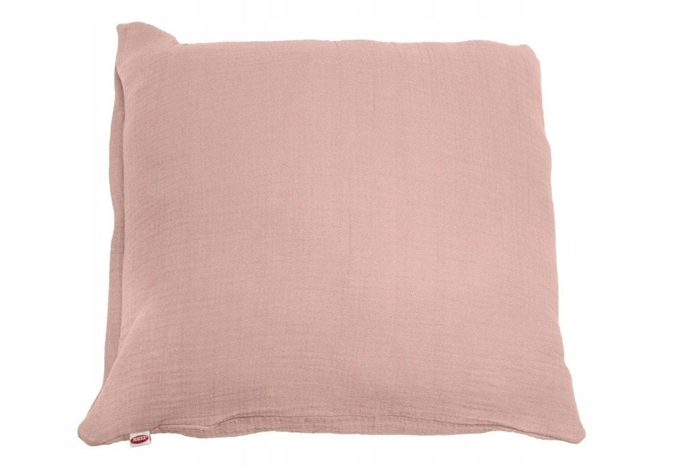 Muslin pillowcase  size. 40x40 with a