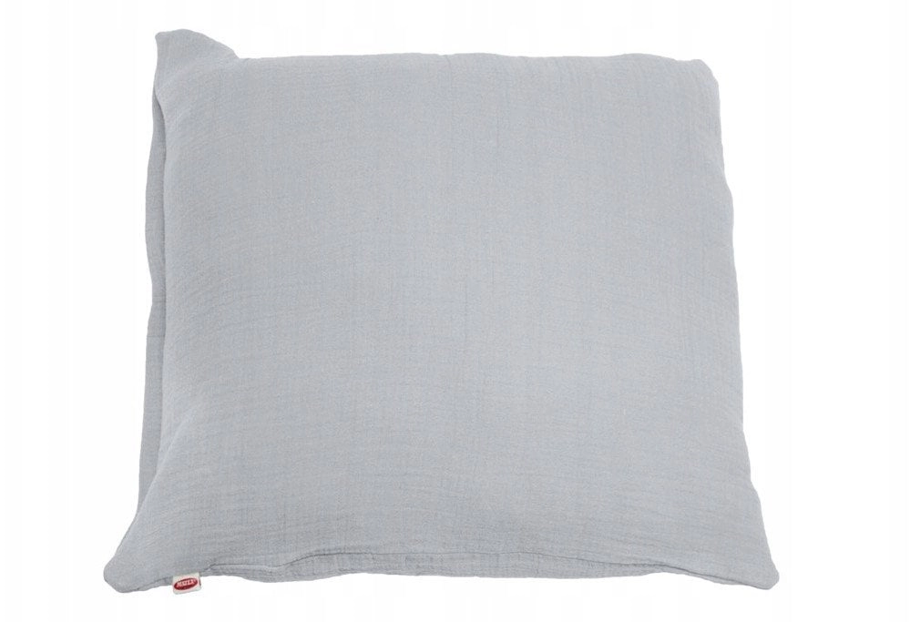 Muslin pillowcase  size. 40x40 with a
