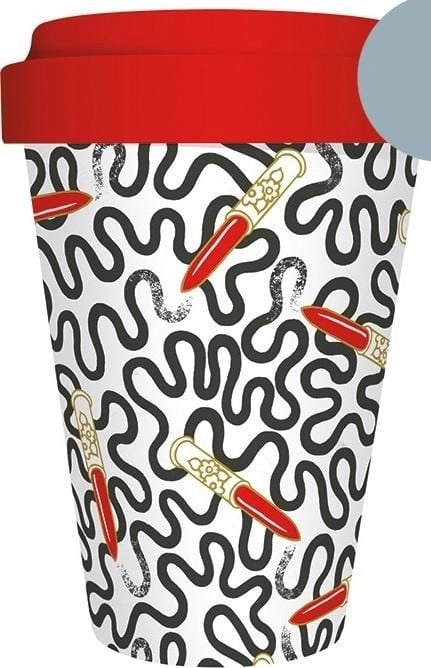 Museums Galleries Lipstick Wiggle bamboo mug