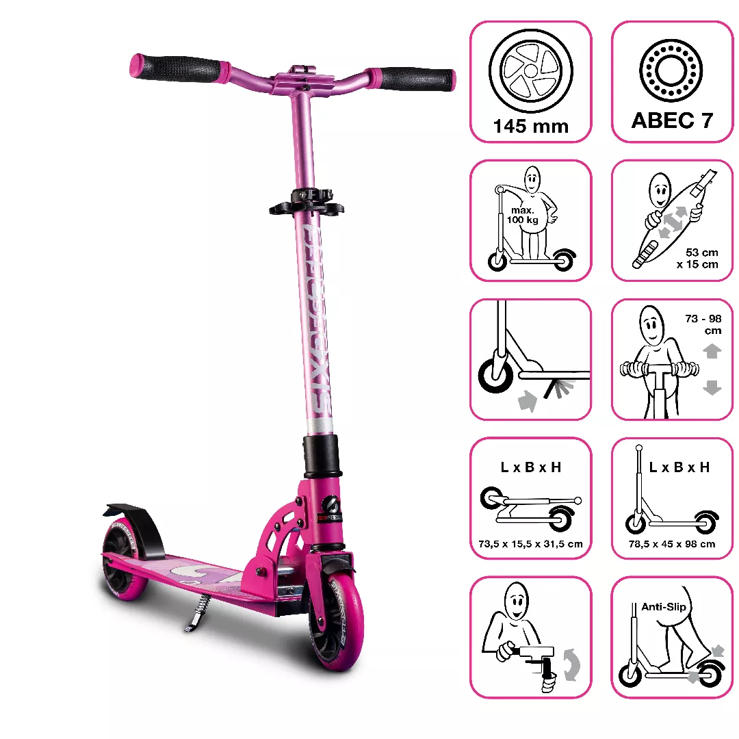 Six Degrees Aluminium Scooter skrejritenis 145