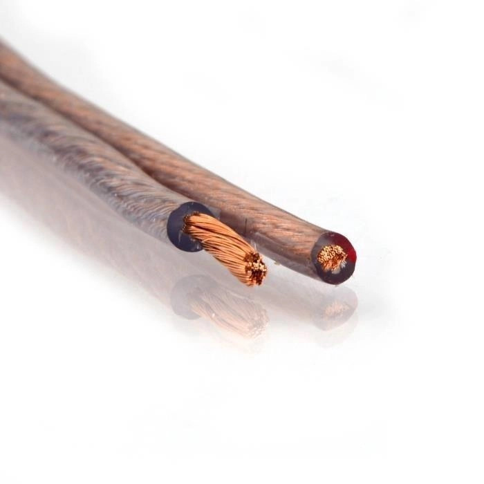 SPEAKER CABLE 2X2.5MM2 TRANSPARENT CCA