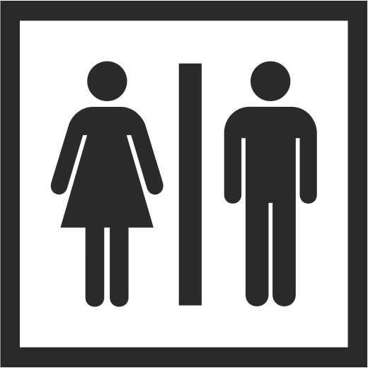 STICKER WC GENERAL 130X130MM Lip 055