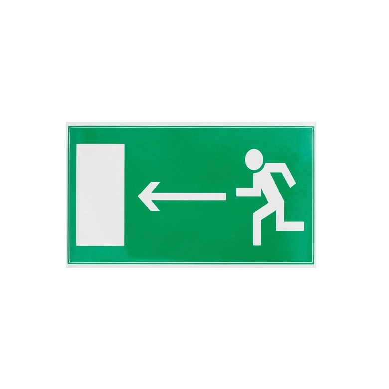 STICKER LEFT EXIT 100X180MM Lip 068
