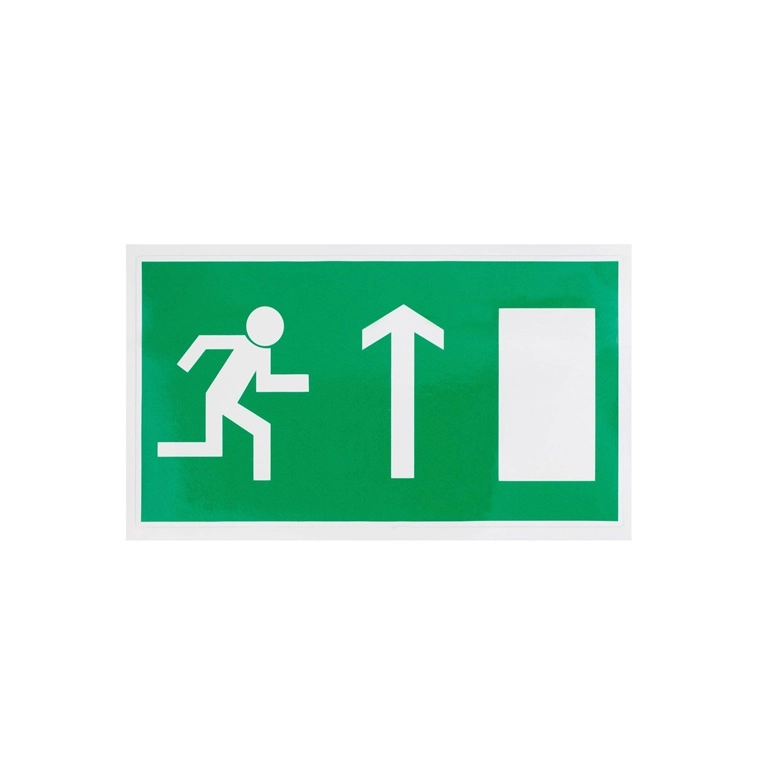 STICKER EXIT UP RIGHT 100X180MM Lip