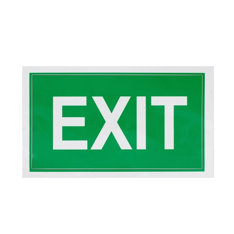 STICKER EXIT 100X180MM Lip 075