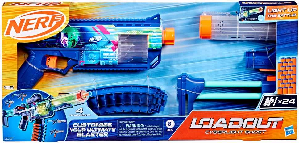 NERF Loadout Blaster Cyberlight Ghost 5010996347152