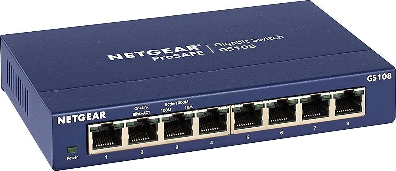 Switch NETGEAR GS108GE 5904268090153 GS108GE
