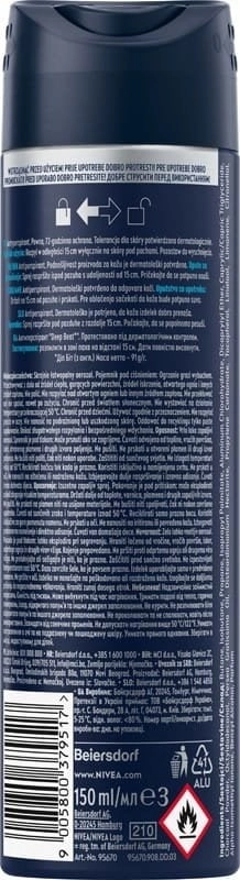 NIVEA DEO Spray męski DEEP BEAT