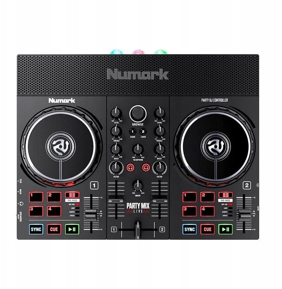 Numark Party Mix Live  melna 676762192514