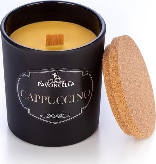 Cappuccino soy candle black 135g 5905711530059