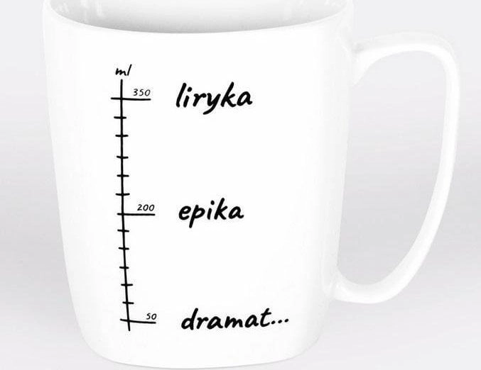 Nadwyraz.com White ceramic mug Lyricism